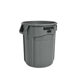 Runder Brute Container, 76 Liter, grau