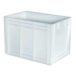 Gärwanne, LxBxH 600x400x420 mm, mit 2 Griffleisten, 80 Liter, weiß