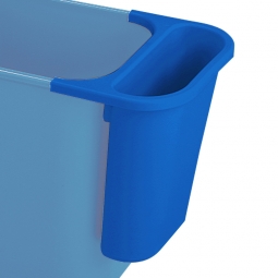Zusatzbehälter für Papierkorb, 4,5 Liter, blau
