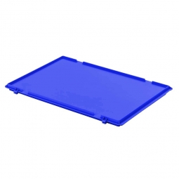 Auflagedeckel für Euro-Geschirrkasten 600x400 mm in Farbe blau