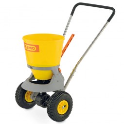 Streuwagen, Inhalt 20 Liter, gelb, Für mittlere Streuflächen, 6 Streustufen, Streubreite 1 bis 4 m