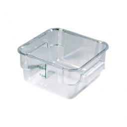 Transparenter Vorratsbehälter, glasklares Polycarbonat, lebensmittelecht, 2 Liter