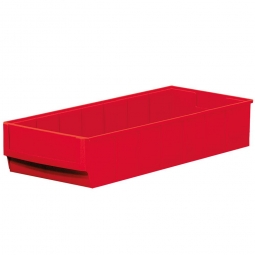 Regalkasten "Profi", rot, LxBxH 400x183x81 mm, Polypropylen-Kunststoff (PP), Gewicht 330 g