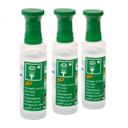 Augenspüllösung, Inhalt 250 ml, Natriumchloridlösung 0,9%, mit Augenaufsatz, VE=3 Flaschen