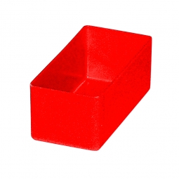 Einsatzkasten für Schubladen, rot, LxBxH 99x49x40 mm, Polystyrol-Kunststoff (PS)