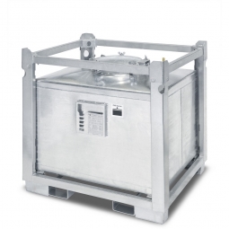 ASF Behälter, einwandig, 800 Liter, BxTxH 1230x1030x1220 mm, Gewicht 210 kg