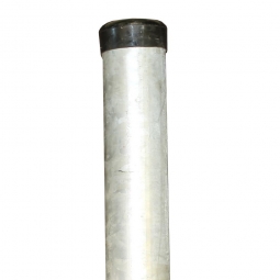 Rohrpfosten für Verkehrsspiegel, HxØ 3000x76 mm, Montage durch einbetonieren, feuerverzinkt