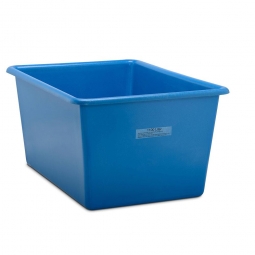 Rechteckbehälter aus GFK, Inhalt 1100 Liter, blau, LxBxH 1620x1190x810 mm, Gewicht 36 kg