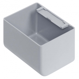 Einsatzkasten für Stapelbehälter 400x300 mm, LxBxH 89x64x55 mm, Farbe grau