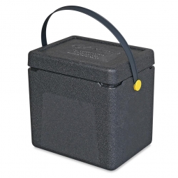 Thermobox / Kühlbox / Transport- und Isolierbox, Inhalt 20 Liter, Clip gelb