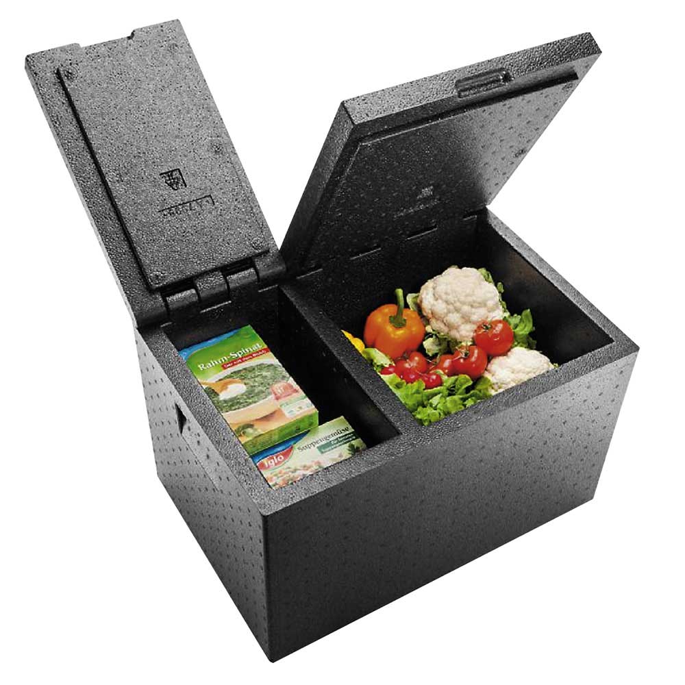 Thermobox mit 2 Kammern, LxBxH 600x400x380 mm Spezial Thermoboxen