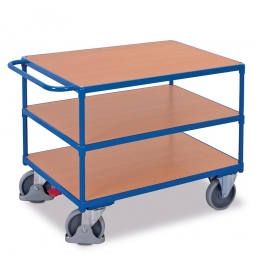 Tischwagen mit 3 Ladeflächen, LxBxH 1190x700x920 mm, Tragkraft 500 kg