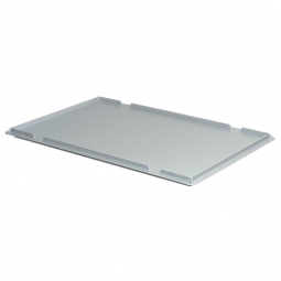Auflagedeckel für Euro-Geschirrkasten 600x400 mm in Farbe grau