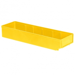 Regalkasten, gelb, LxBxH 500x152x83 mm, Polystyrol-Kunststoff (PS), Gewicht 375 g