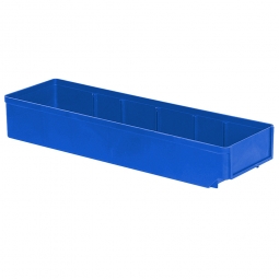 Regalkasten, blau, LxBxH 500x152x83 mm, Polystyrol-Kunststoff (PS), Gewicht 375 g