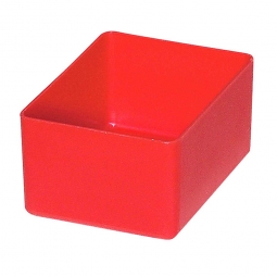 Einsatzkasten für Schubladen, rot, LxBxH 106x80x54 mm, Polystyrol-Kunststoff (PS)