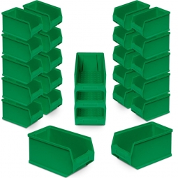 20x Sichtbox PROFI LB4, grün + GRATIS: 5 zusätzliche Sichtboxen geschenkt!