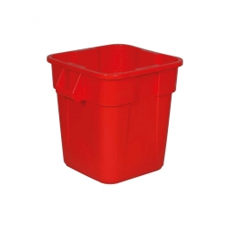 Eckiger Brute Container, 106 Liter, rot