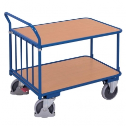 Tischwagen mit 2 Ladeflächen, LxBxH 1305x705x1030 mm, Tragkraft 400 kg