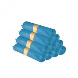 Müllsäcke 240 Liter, Polyethylen (LDPE), blau, VE=100 Stück, BxH 650/550x1350 mm, Stärke 50 µm