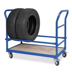Reifenregal mit 3 Regalebenen, Stecksystem, BxTxH 1300x500x1970 mm,  geeignet für Reifen bis Ø 680 mm | System 2 | Reifenregale | Regale | BRB