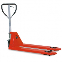 Gabelhubwagen "Kühlhaus", Tragkraft 2500 kg, LxBxH 1535x540x1200 mm, Gabellänge 1150 mm, orange