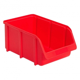 Sichtbox SOFTLINE SL 4, rot, Inhalt 8,8 Liter, LxBxH 335/295x205x155 mm, Gewicht 390 g