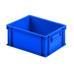 Euro-Geschirrkasten mit 2 Griffleisten, PP, LxBxH 400x300x175 mm, 16 Liter, blau