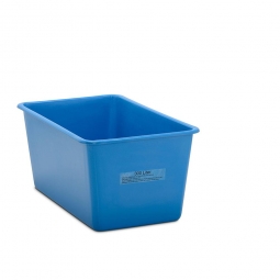 Rechteckbehälter aus GFK, Inhalt 300 Liter, blau, LxBxH 1180x700x530 mm, Gewicht 14 kg