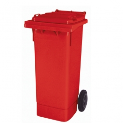Müllbehälter, 80 Liter, rot, BxTxH 445x520x930 mm, Polyethylen (PE-HD)