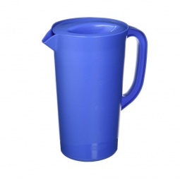Getränkekrug/Getränkekanne mit Deckel, 2,1 Liter, blau