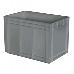 Gärwanne, LxBxH 600x400x420 mm, mit 2 Griffleisten, 80 Liter, grau