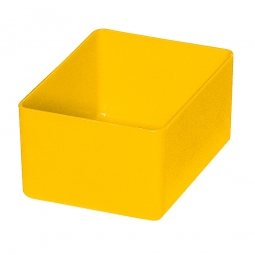 Einsatzkasten für Schubladen, gelb, LxBxH 106x80x54 mm, Polystyrol-Kunststoff (PS)