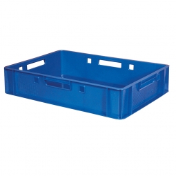 Untersetzbehälter/ Schlittenkasten, LxBxH 600x400x125 mm, blau