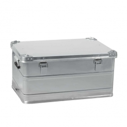 Aluminium-Behälter mit Stapelecken, LxBxH 685x490x340 mm, 93 Liter