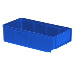 Regalkasten, blau, LxBxH 300x152x83 mm, Polystyrol-Kunststoff (PS), Gewicht 195 g