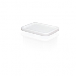 Stülpdeckel für Lebensmittelbehälter, weiß, LxB 400x300 mm, Polyethylen-Kunststoff (PE-HD)