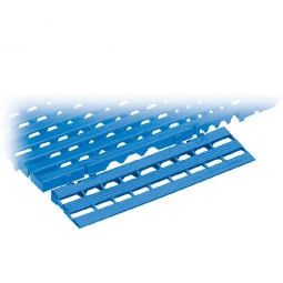 Bodenrost-Auffahrschräge, PE-HD, LxBxH 400x110x25 mm, blau