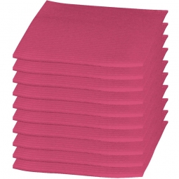 Schwammtuch, rosa, LxB 250x310 mm, Lieferung erfolgt vorgefeuchtet, Paket = 10 Schwammtücher