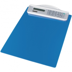 Schreibplatte mit Solarrechner, blau, HxB 335x215 mm