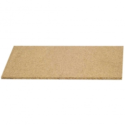 Holzboden aus Spanplatte V20 - E1, naturbelassen, Nutzmaß LxTxH 2670x1095x38 mm, Tragkraft: 771 kg