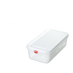 Transparente Aufbewahrungsbox mit Deckel, LxBxH 325x176x100 mm, 4,0 Liter