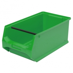 Sichtbox PROFI LB 3T mit Tragstab, grün, Inhalt 7,6 Liter, LxBxH 350x200x150 mm, innen 295x175x140 mm