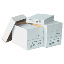 Universalpapier DIN A4, Gewicht 80g/qm, 1 VE=2 Karton mit je 5 Paketen á 500 Einzelblatt (=5000 Blatt)