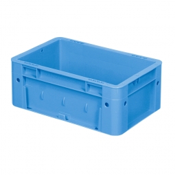 Schwerlastbehälter, geschlossen, PP, LxBxH 300x200x120 mm, 4 Liter, 2 Griffleisten, blau