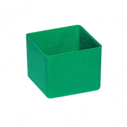 Einsatzkasten für Schubladen, grün, LxBxH 49x49x40 mm, Polystyrol-Kunststoff (PS)