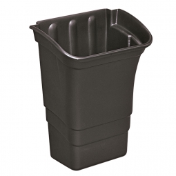 Abfallbehälter, Inhalt 30 Liter, schwarz, Polypropylen (PP), HxBxT 559x432x305 mm