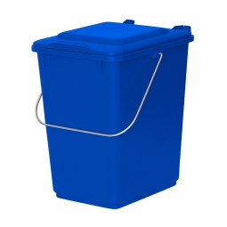 Vorsortierbehälter Inhalt 10 Liter, blau, BxTxH 225x275x310 mm, Polyethylen-Kunststoff (PE-HD)