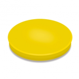 Haftmagnete, gelb, Durchmesser 40 mm, Haftkraft 800 g, Paket=10 Magnete