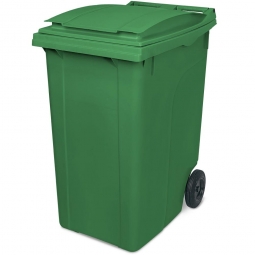 Müllbehälter, 360 Liter, grün, BxTxH 620x860x1090 mm, Polyethylen (PE-HD)